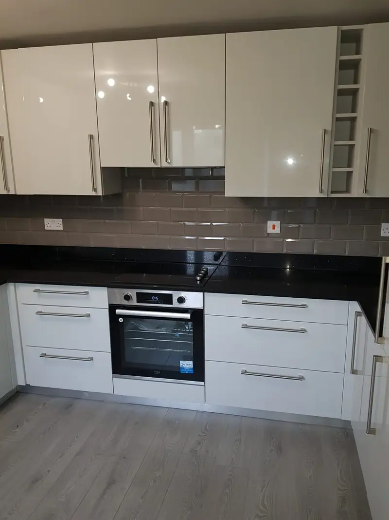 Kitchen transformed as part of a full refurbishment